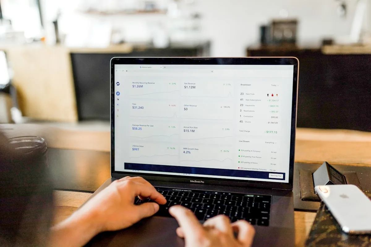 Modern workspace with automated tools